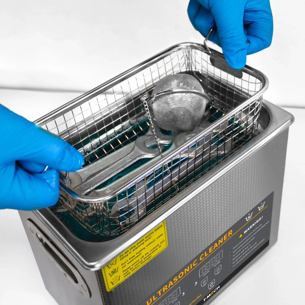 Pulitore digitale ad ultrasuoni 6L in acciaio Ultra Sonic vasca di pulizia Timer serbatoio di riscaldamento