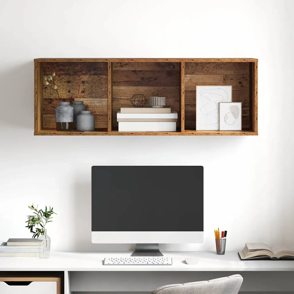 Set mobile TV-Credenza per TV Legno vecchio 37 x 37 x 107 cm Legno multistrato 571967