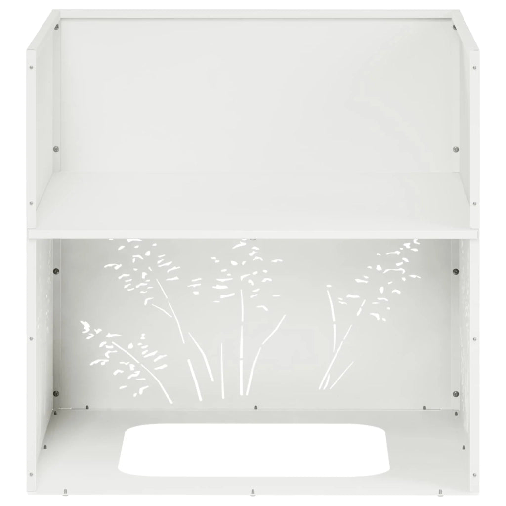 Vaso da giardino Bianco 50 x 50 x 49 cm 8005794