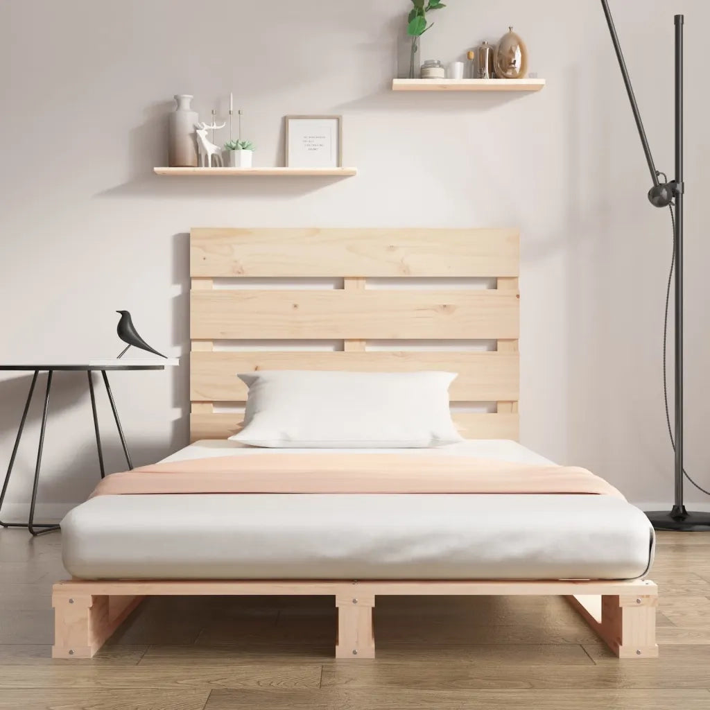 Letto singolo | Letto per adulti | Giroletto senza Materasso 90x200 cm in Legno Massello di Pino
