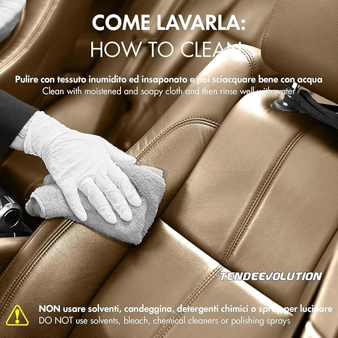 Ecopelle "Sierra" di Qualità, Colore Verde 14- Robusta, Elegante - Ideale per Auto, Moto, Arredamenti - Vendita al Mezzo Metro