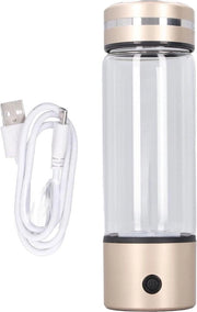 300 ml Acqua con Idrogeno - 1200 a 1400 PPB - 3 Minuti Rilevamento Rapido di Elettrolisi - Idrogeno Acqua Ionizzatore per Ufficio Casa e Viaggio