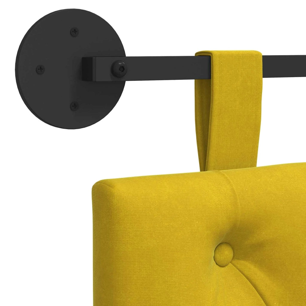 Testiera sospesa Con luce LED Giallo Velluto 42032115