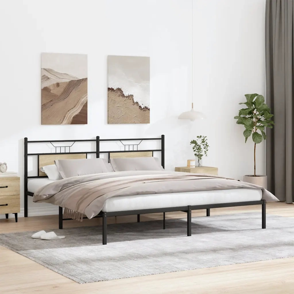Giroletto senza Materasso Rovere Sonoma 160x200cm in Truciolato 4106795