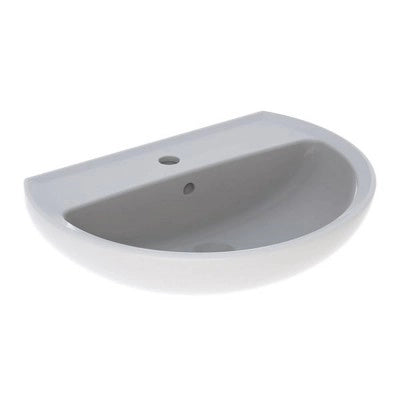 Lavabo sospeso 55 cm Geberit in ceramica lucida  Colibrì