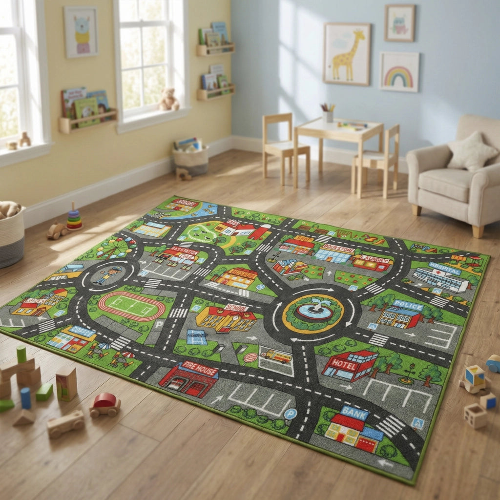 Tappeto da gioco per bambini ¨C zephmum ¨C Multicolore 200x150 cm