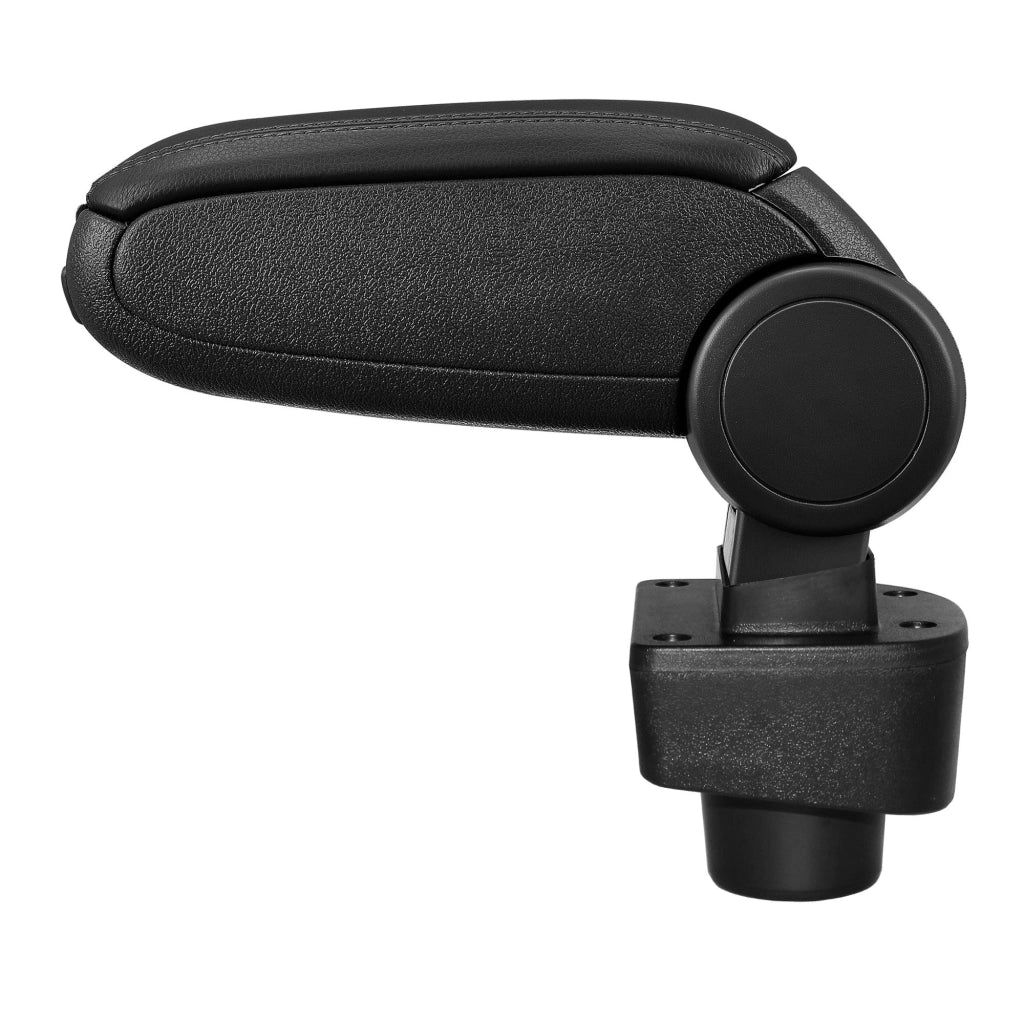 Bracciolo centrale per Renault Captur con vano imbottito in similpelle nera con cuciture nere 03_0000632