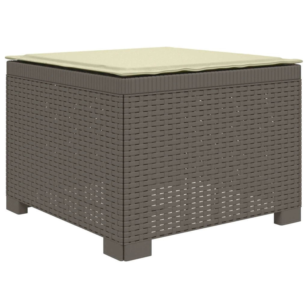 Divano da esterno-Divano da Giardino a 1 Posto con Cuscino Aspetto Rattan PP 162564