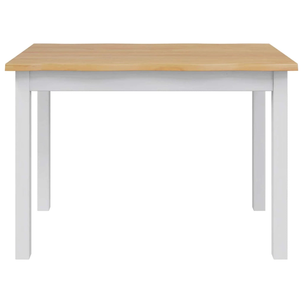 VidaXL Tavolo da pranzo EKAI Bianco 112 x 70 x 76,5 cm 42037008