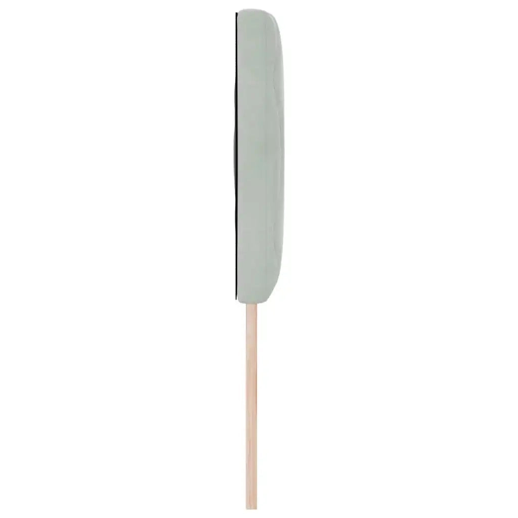 Testiera | Testata LED Grigio chiaro 144 cm Velluto