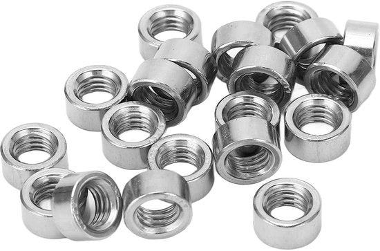 Connettori a rondello in acciaio inox 304 - 20 pezzi - M8x12,5 - 304 acciaio inossidabile