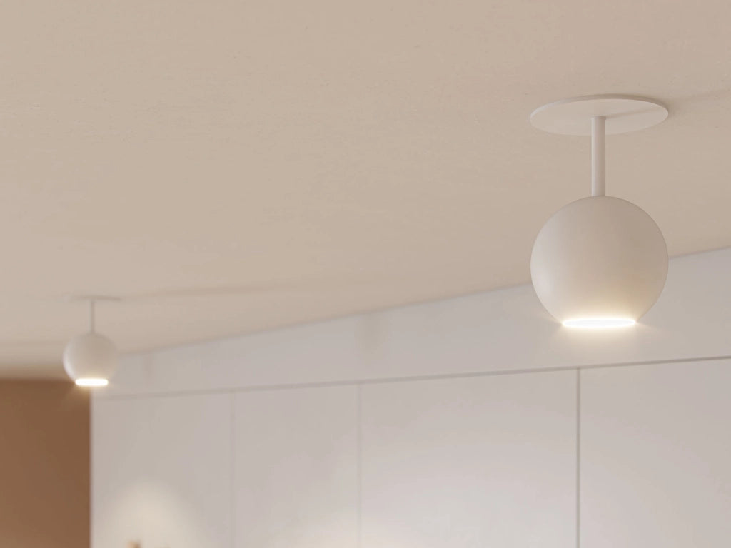 Faretto LED da incasso a soffitto Beneito & Faure Mini Bora Recessed 4,5W, fascio 38°, 2700K, colore Oro Rosa, orientabile - Beneito & Faure