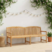 Panchina in legno intagliata a mano Naturale 228 x 61 x 94,5 cm 42030023