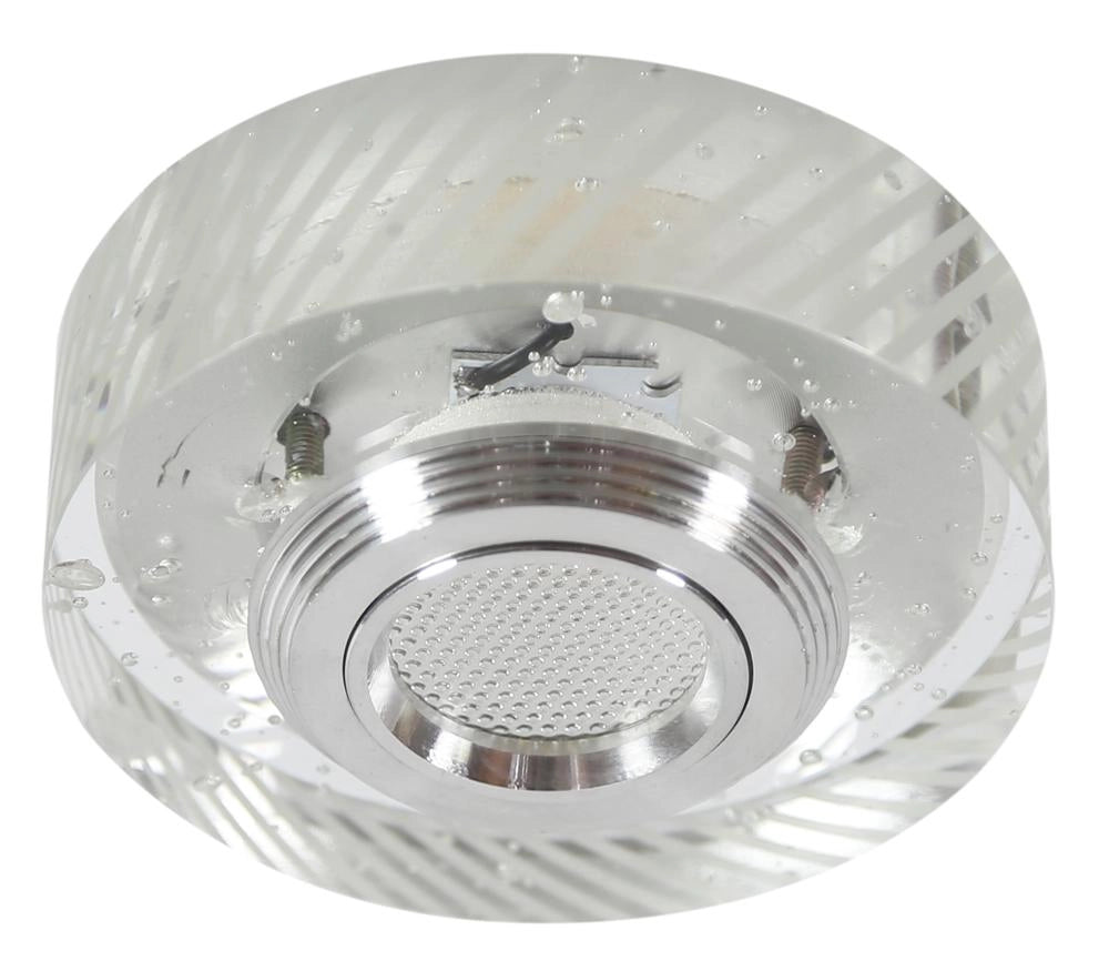 Plafoniera incasso LED 3W vetro trasparente SS-33 Candellux