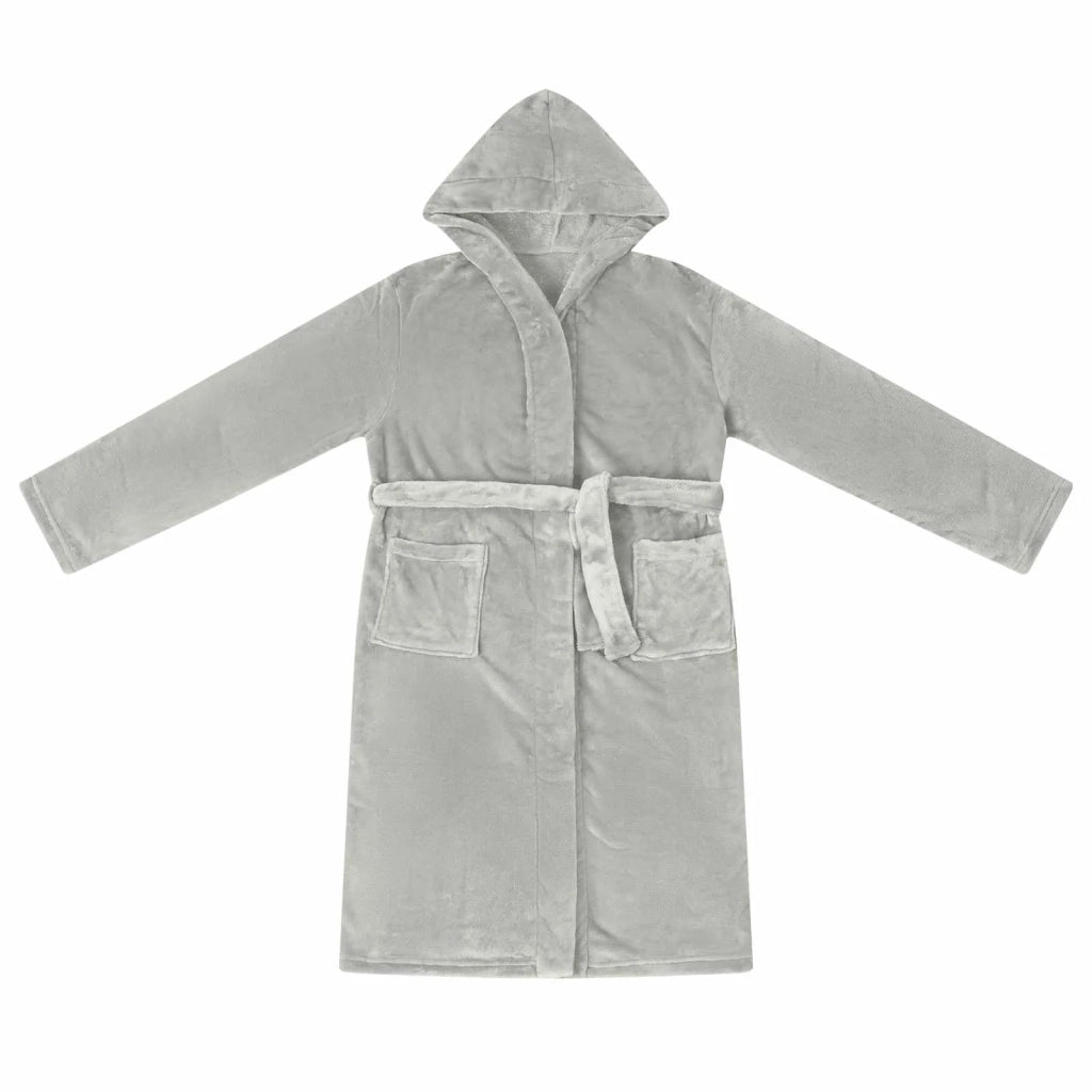 Accappatoio con Cappuccio Grigio xl Flanella 42017234