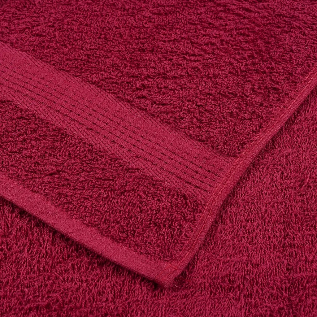 Asciugamani per sauna FROGN 2 pz Bordeaux 80x200 cm 360 g/m² 136743