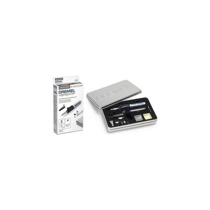Dremel VersaTip 2000-6 Saldatore a gas 1200 °C Nero, Acciaio inossidabile