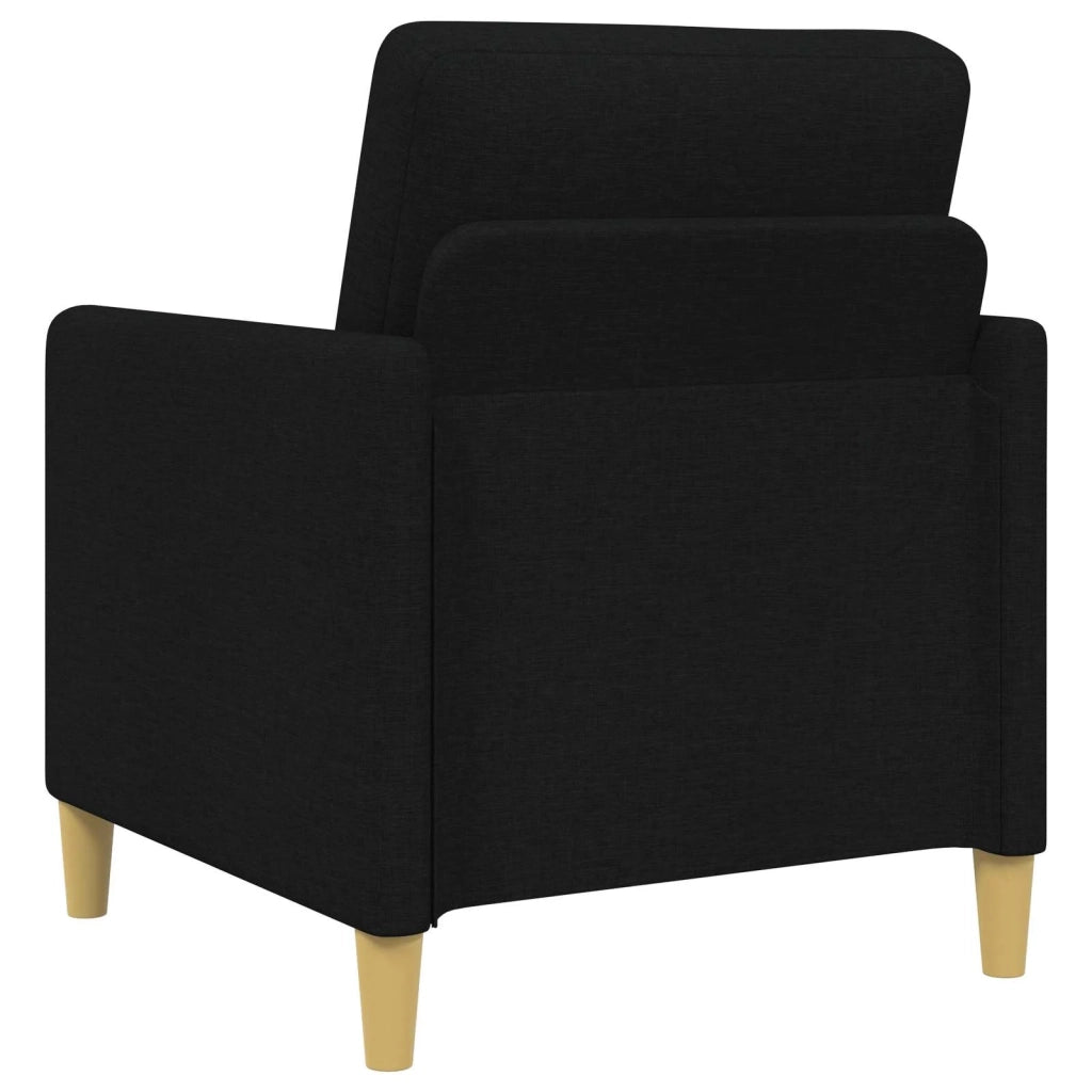 Set di Divani con Storage 2 pz Nero Poliestere 3429206