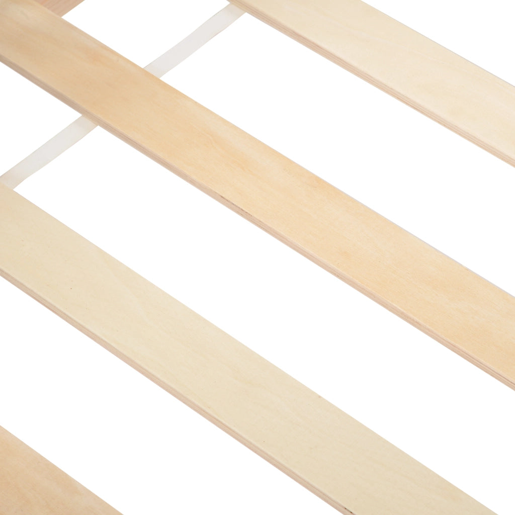 Letto casetta bambino 90×200 cm; con barriera di sicurezza e spazio sotto il letto; senza materasso; in legno massiccio bianco