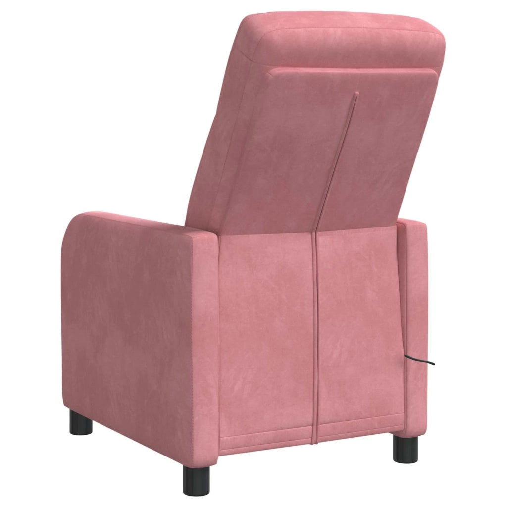 Divano Sedia-Poltrona Massaggiante Rosa Velluto (V)
