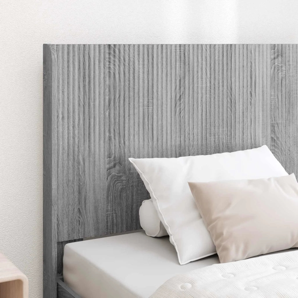 Struttura del letto con stoccaggio e testata Grigio Sonoma 3414054