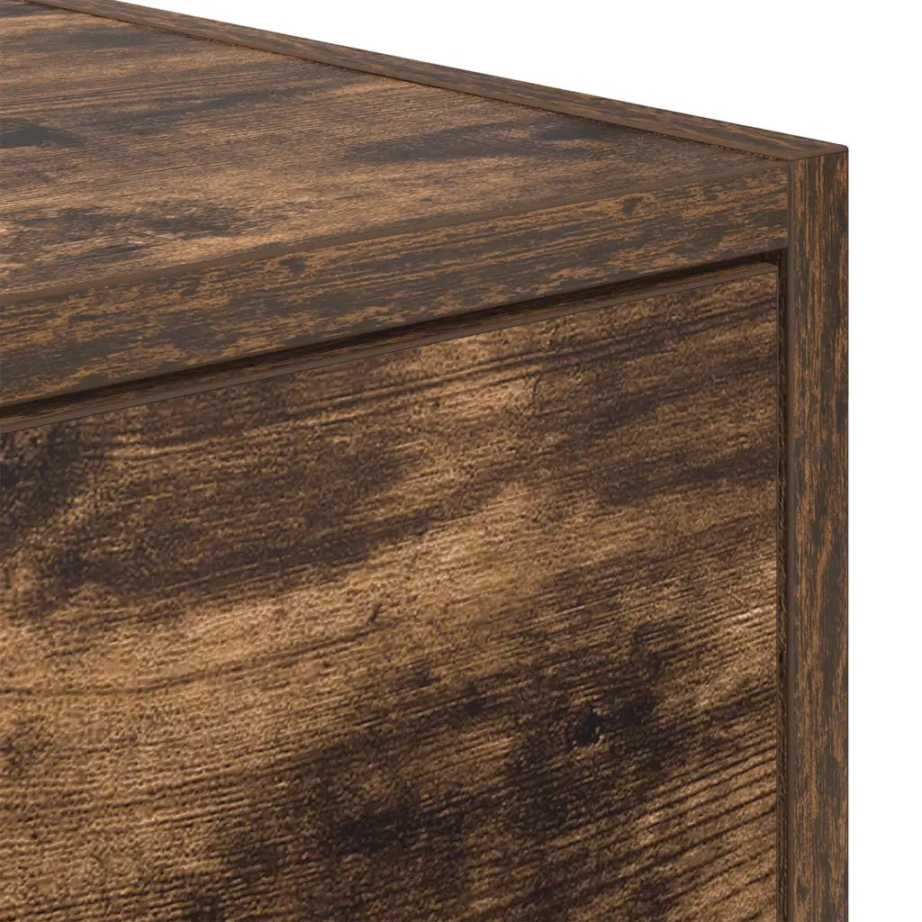 Mobile TV | Armadietto TV | Mobile Porta TV Rovere Fumo 80x31x25,5 cm in Legno Multistrato