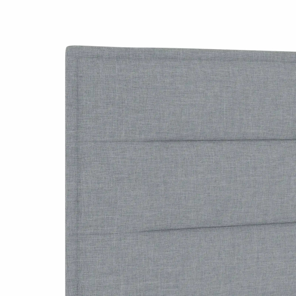 Letto box spring con materasso Grigio Chiaro 140 x 190 cm 3451454