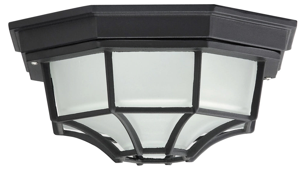 Plafoniera esterna classica Milano nera E27 Rabalux