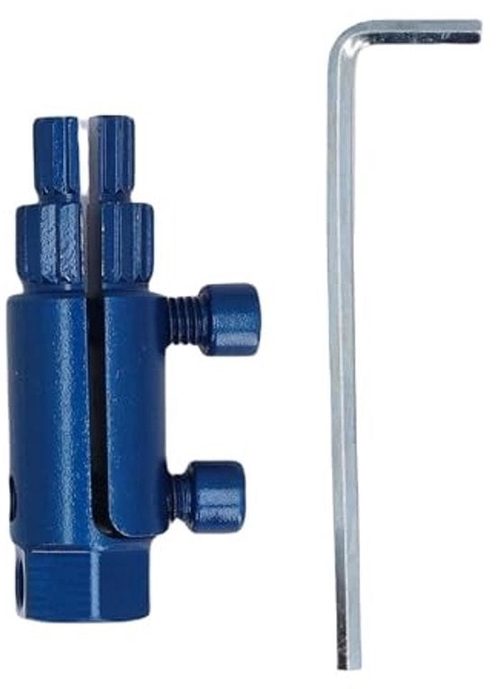 Estrattore di viti adattabile - Estrattore di filo - Rimozione di viti rotte - Costruito in acciaio di carbonio alto - Progettato per un uso facile e compatto - Design di presa fissa