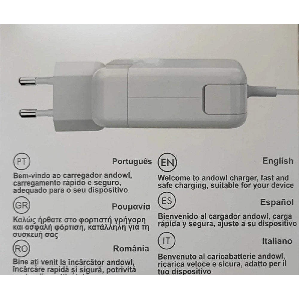 Trade Shop - Caricabatterie Alta Velocità Connettore Magnetico Tipo L Q-kc02 Macbook Cellulare -