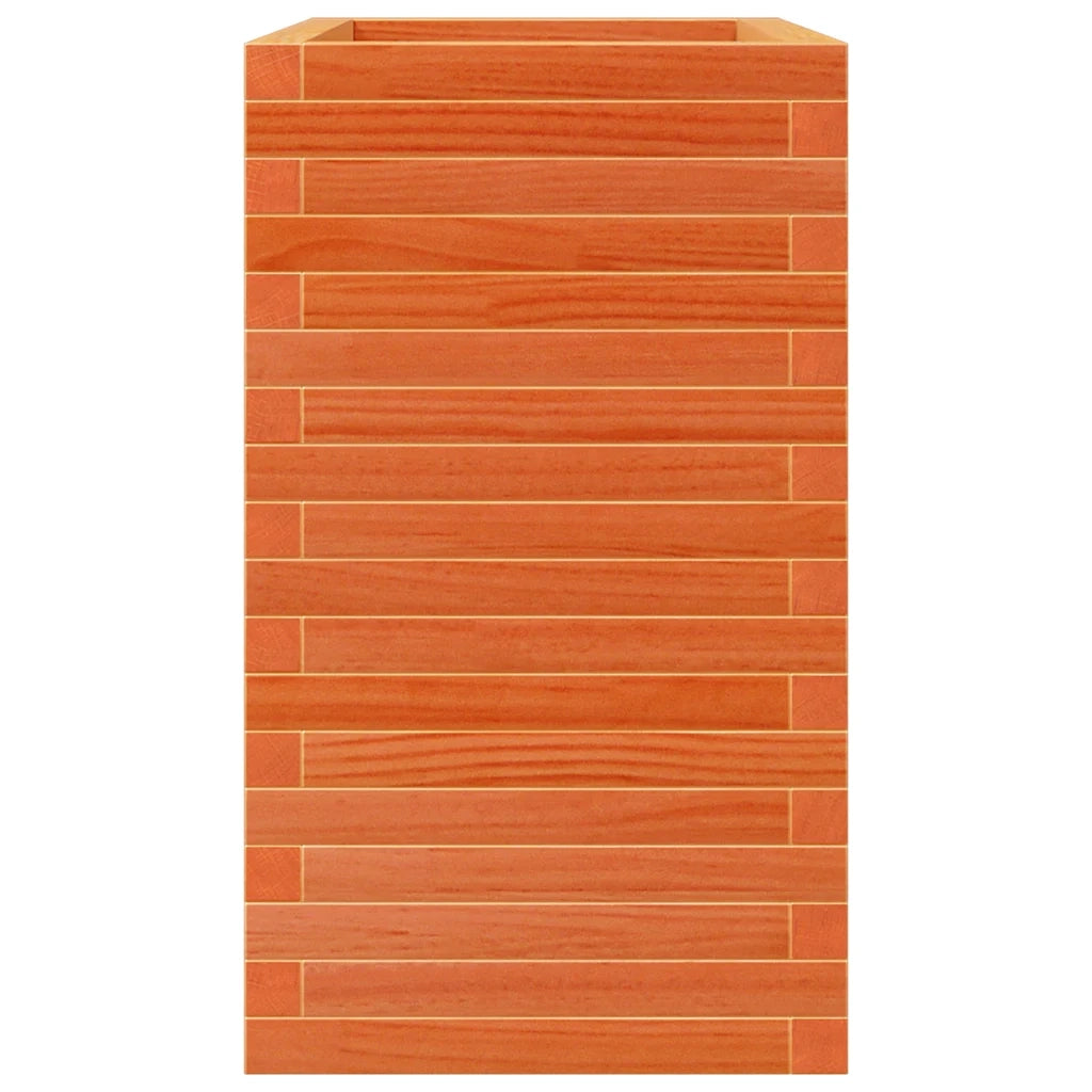 Fioriera Giardino Marrone Cera 70x40x68,5cm Legno Massello Pino 3282486