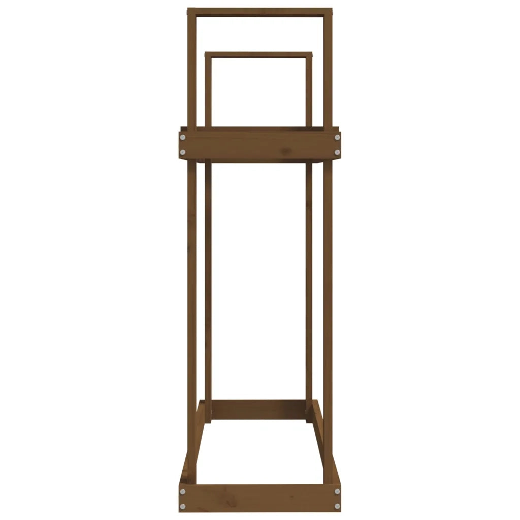 Portalegna Ambra 110x35x108,5 cm in Legno Massello di Pino CFW9835398
