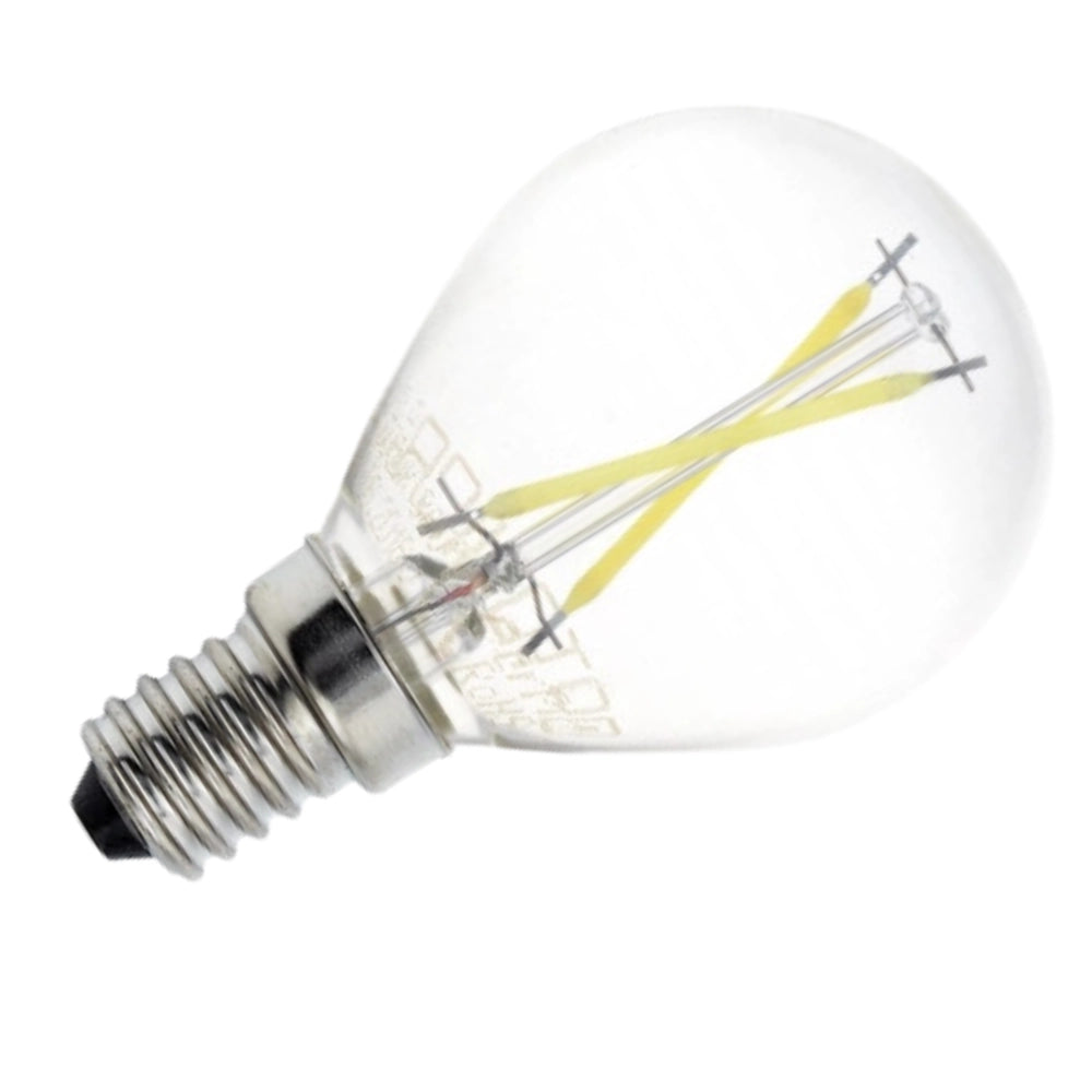 Lampadina led a filamento g45 e14 2w in vetro per illuminazione interna *** temperatura colore lampada 4500k bianco n...