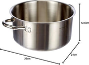 Pentola da Cottura Ø 24cm - Acciaio Inox - Accessori da Cottura - Pentole