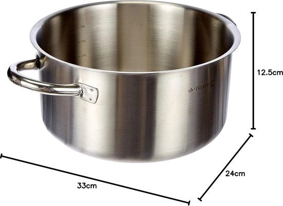 Pentola da Cottura Ø 24cm - Acciaio Inox - Accessori da Cottura - Pentole