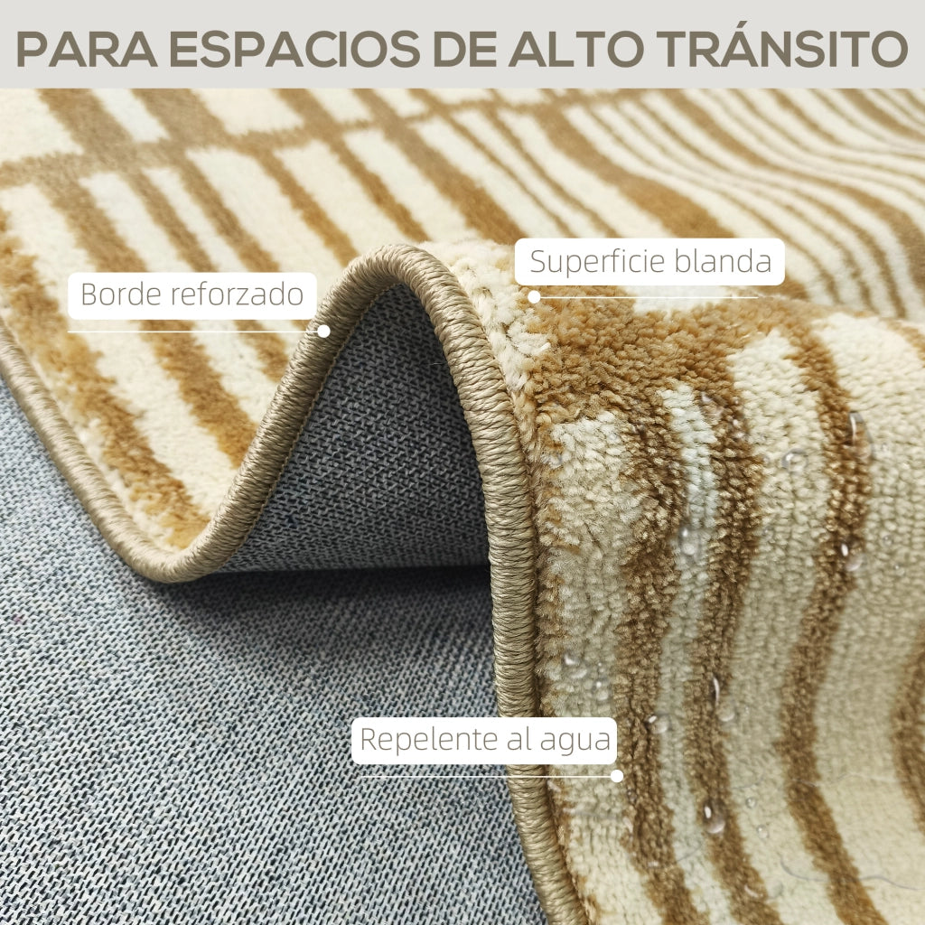 Tappeto Moderno ¨C Minimal ¨C 170x120 cm, Crema, Pelo Corto