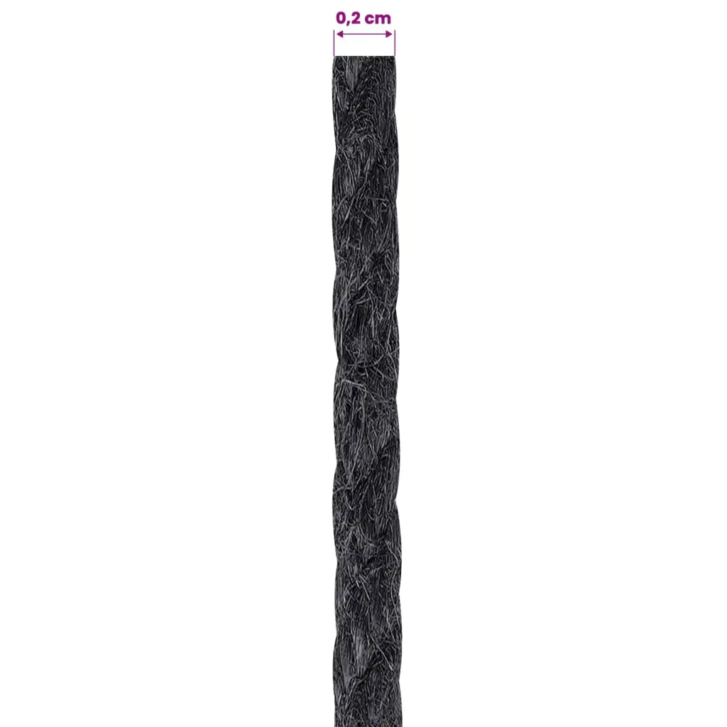 Spago in juta 10 pz 2 Nero 100% juta Tossa CFW9253583