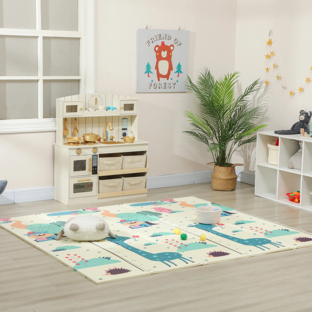 Tappeto Pieghevole Reversibile ¨C Minimal ¨C 196x176x1.5 cm Multicolore