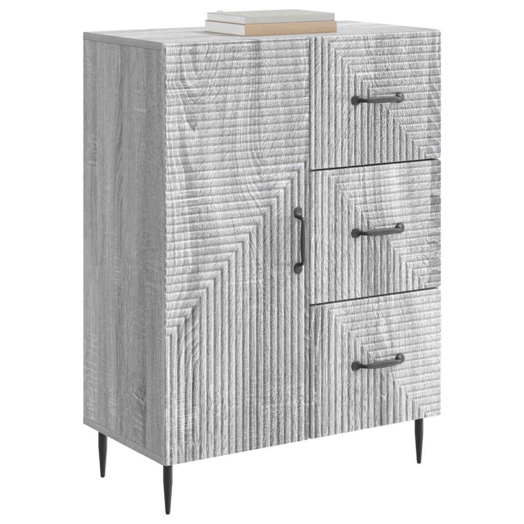 Credenza Grigio Sonoma 66 x 34,5 x 89,5 cm Legno ingegnerizzato 894861