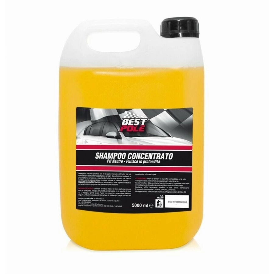 SHAMPOO AUTO CONCENTRATO 5 LT BEST POLE PH NEUTRO