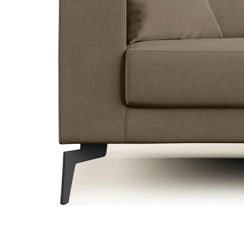Prestige Divano design moderno T11 146 cm marrone
