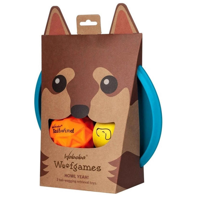 Waboba Waboba Woofpack Set di giochi per cani Multicolore