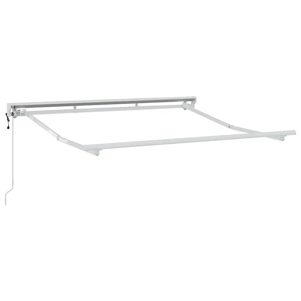 Struttura della tenda Regolabile-Telaio per tenda da sole Bianco 2,5 x 2 m Acciaio 689789