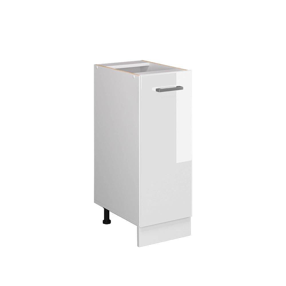 Vicco Base universale Bianco lucido 30 cm con anta, senza piano di lavoro
