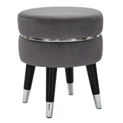 Sgabello Paris Grigio/silver cm ø 35x40,5