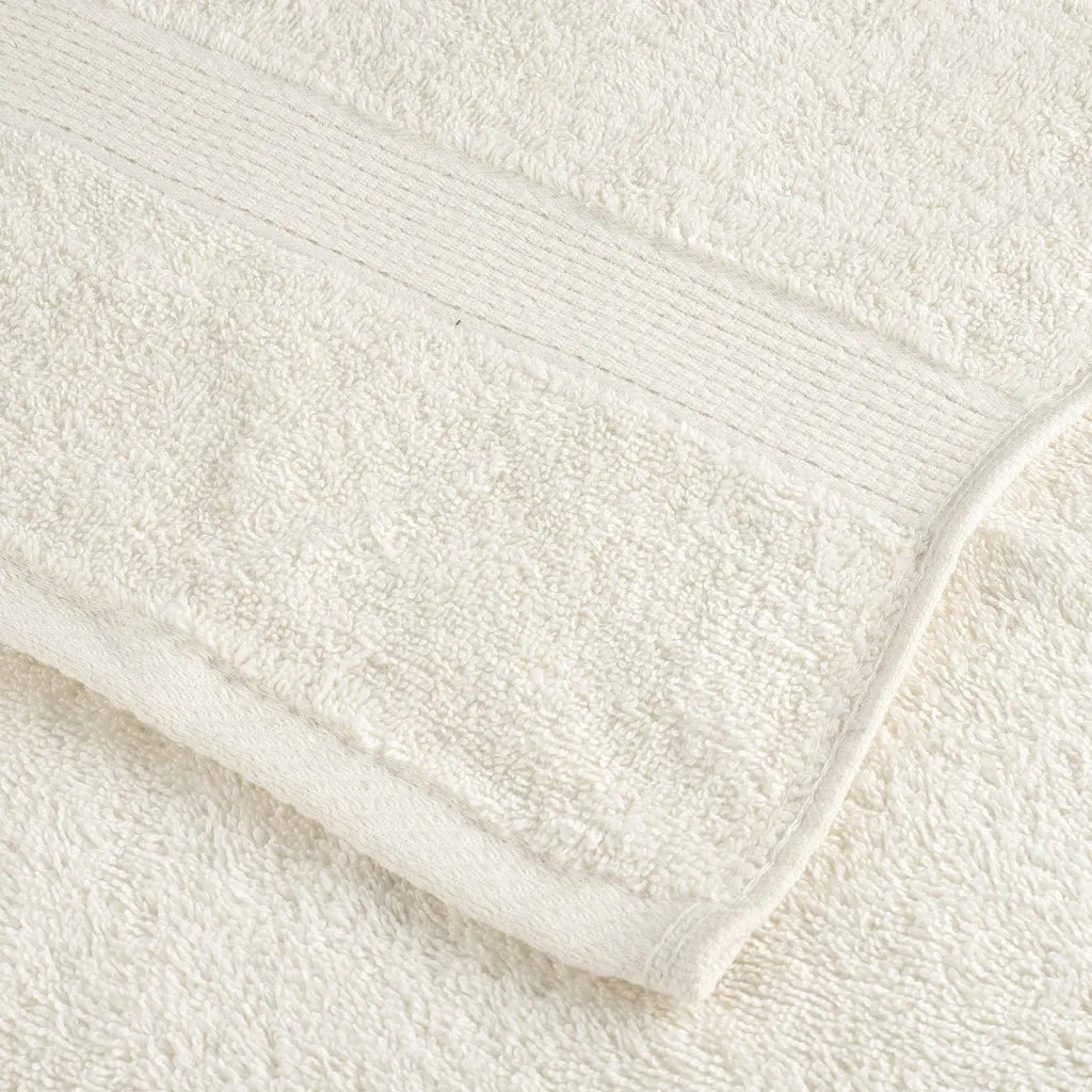 Asciugamani per Ospiti SOLUND 4 pz Crema 30x50 cm 600 g/m² 137471