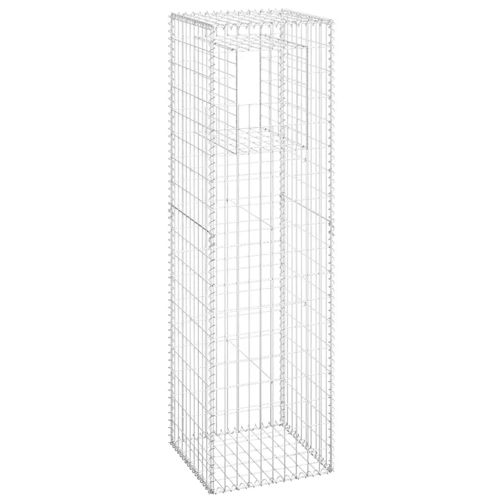 Cesti a Gabbione a Torre 2 pz 50x50x180 cm in Ferro 151273