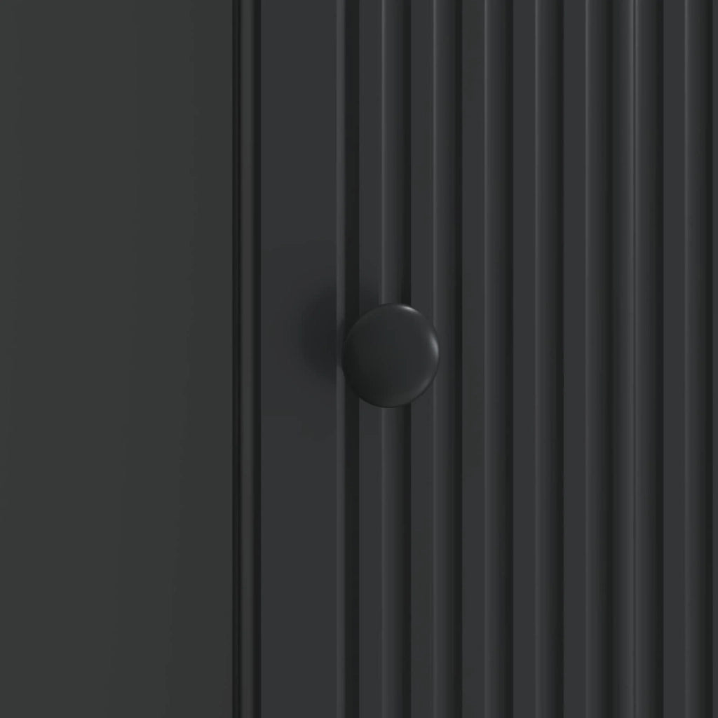 Armadio da Notte Nero 43 x 34,5 x 50 cm Legno ingegnerizzato 893877