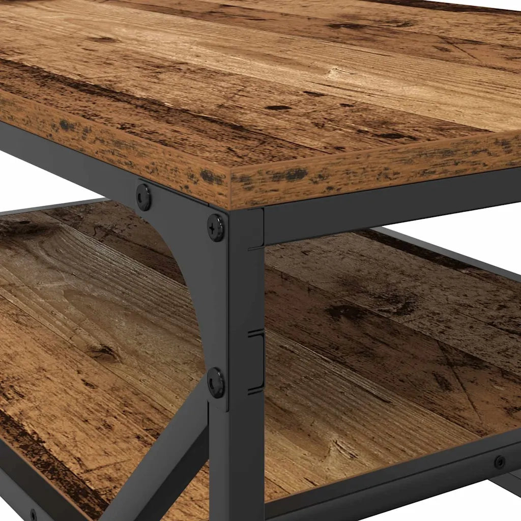 Tavolino da Salotto-Tavolino da soggiorno-Tavolo Legno vecchio 90 x 50 x 40 cm