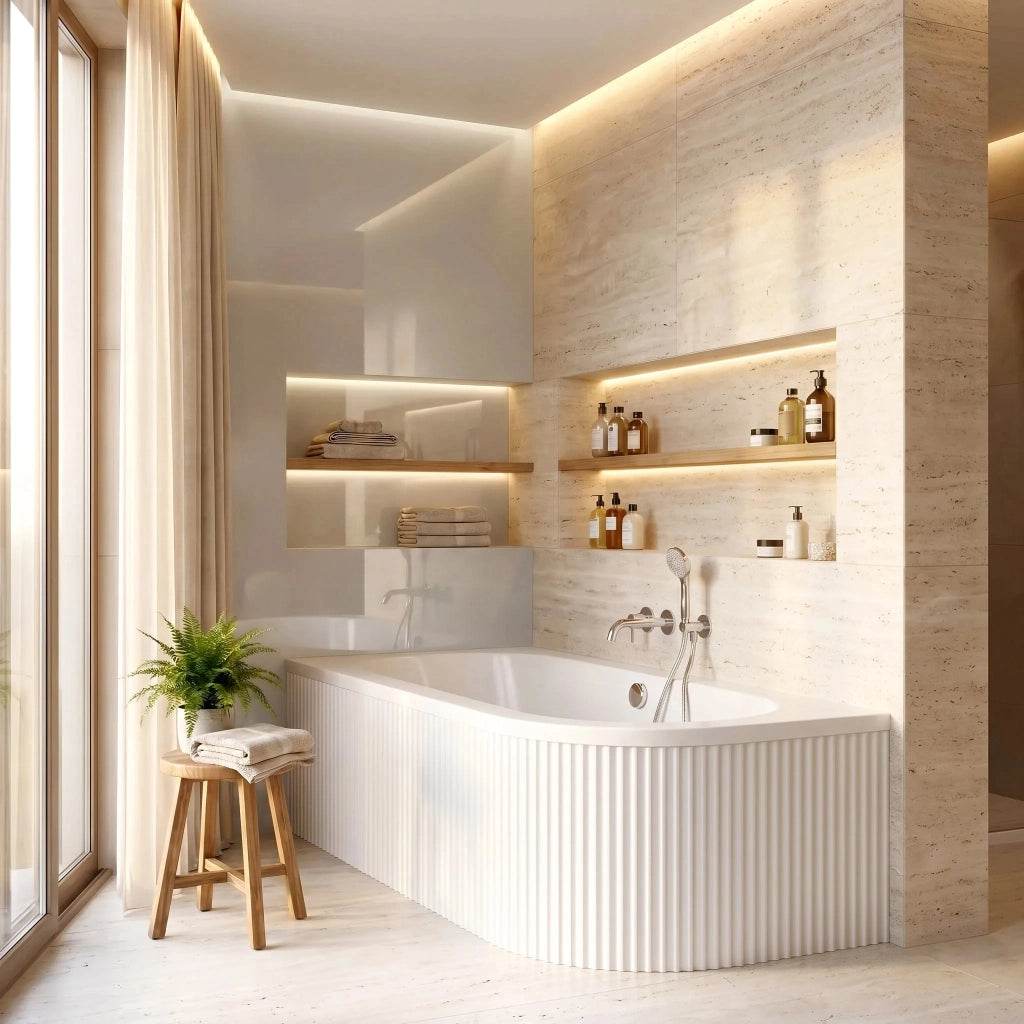 Vasca Bagno Rea Orion Stripe Left 170cm
